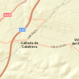 Cañada de Calatrava Street Map