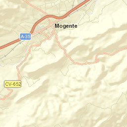 Mogente Street Map