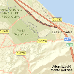 Benimeli Street Map