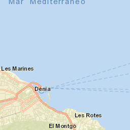 Denia Street Map