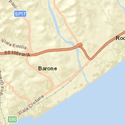 Barone Street Map