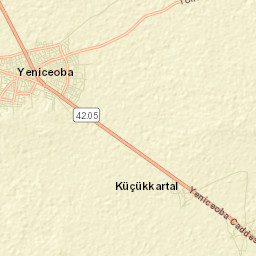 Yeniceoba Street Map