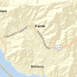 Pertek Street Map