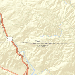 Preston California Street Map
