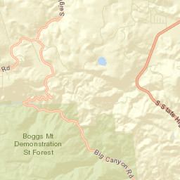 Seigler Springs California Street Map