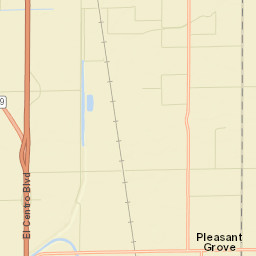 Pleasant Grove California Street Map