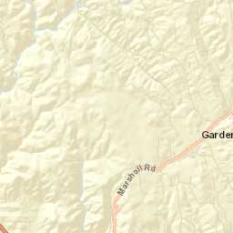 Garden Valley California Street Map