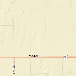 Yoder Colorado Street Map