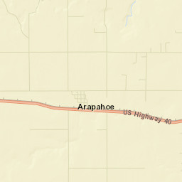Arapahoe Colorado Street Map