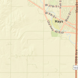230th Avenue, Hays, KS 67601, USA Street Map