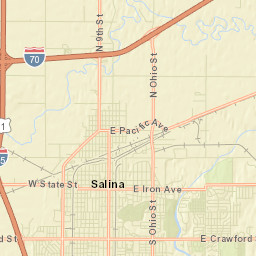 1693-1799 North Ohio Street, Salina, KS Street Map
