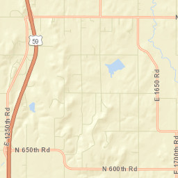 1638-1646 North 1000 Road Lawrence KS Street Map