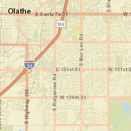 16701 South Lackman Road, Olathe, KS Street Map