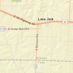 Lone Jack Street Map