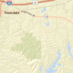 North Elkhorn, MO, America Street Map