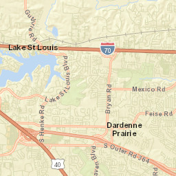 905-921 Veterans Memorial Pkwy Lake St Louis MO Street Map