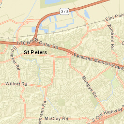 1598 Thoele Rd St Peters Missouri Street Map
