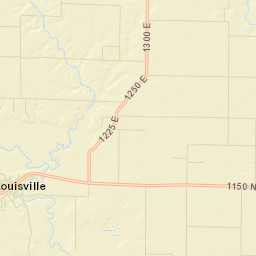 Louisville Street Map