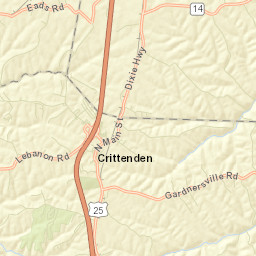 Crittenden Street Map
