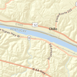 Chilo Ohio Street Map