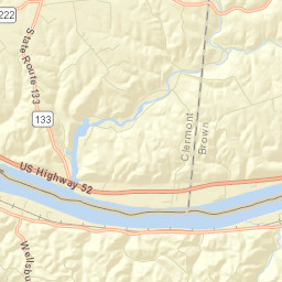 Rural Ohio Street Map