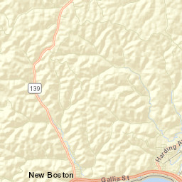 Twin Valley Ohio Street Map