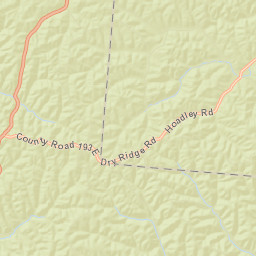 Peniel Ohio Street Map