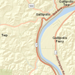 Willow Woods Ohio Street Map