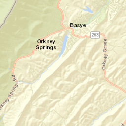 Basye Street Map