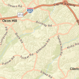 Camp Springs Street Map