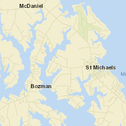 Saint Michaels Street Map