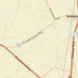 Scotts Corner Delaware Street Map