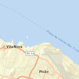 Lajes Street Map