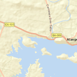 Alange Street Map
