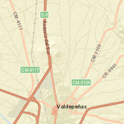 Valdepeñas Street Map