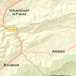 Ontinyent Street Map
