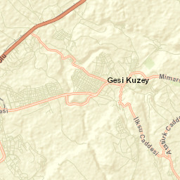 Melikgazi Street Map