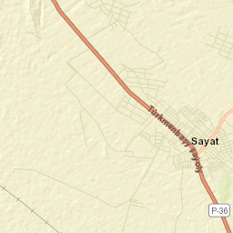 Saýat Street Map