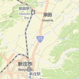 Shinjō Street Map