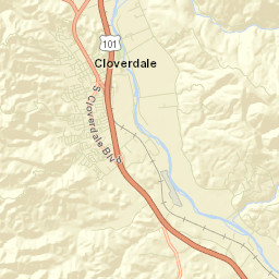 Cloverdale Street Map