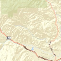 Harbin Springs California Street Map