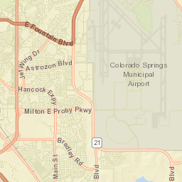 1875 S Chelton Rd Colorado Springs Street Map