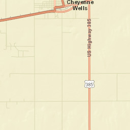 1-99 W 1st Street North, Cheyenne Wells, CO Street Map