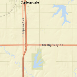 Carbondale Street Map