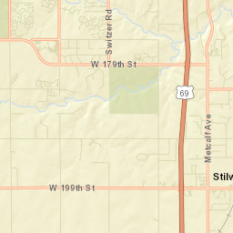 8724-9306 West 179th Street, Bucyrus, KS Street Map