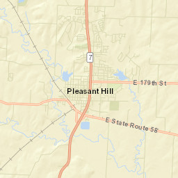 Pleasant Hill Street Map