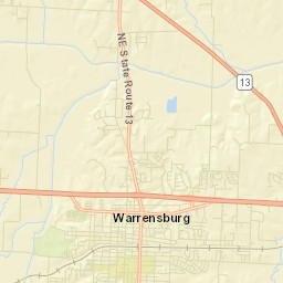 41 Northeast 225th Road, Warrensburg, MO Street Map