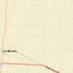 La Monte Street Map