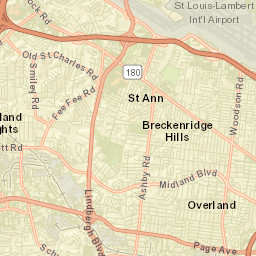 9804 Harold Dr Woodson Terrace Street Map