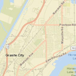Granite City Street Map
